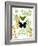 Garden Botanicals & Butterflies-Devon Ross-Framed Art Print