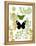 Garden Botanicals & Butterflies-Devon Ross-Framed Stretched Canvas
