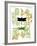 Garden Botanicals & Dragonflies-Devon Ross-Framed Art Print