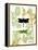 Garden Botanicals & Dragonflies-Devon Ross-Framed Stretched Canvas