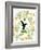 Garden Botanicals & Hummingbird-Devon Ross-Framed Art Print