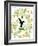 Garden Botanicals & Hummingbird-Devon Ross-Framed Art Print