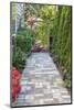 Garden Brick Paver Path with Arbor-jpldesigns-Mounted Photographic Print