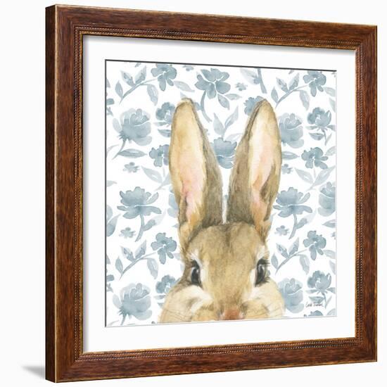 Garden Bunnies VI-Leslie Trimbach-Framed Art Print