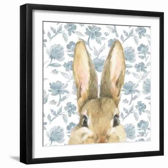 Garden Bunnies VI-Leslie Trimbach-Framed Art Print