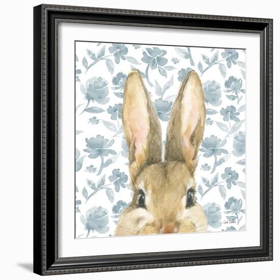 Garden Bunnies VI-Leslie Trimbach-Framed Art Print