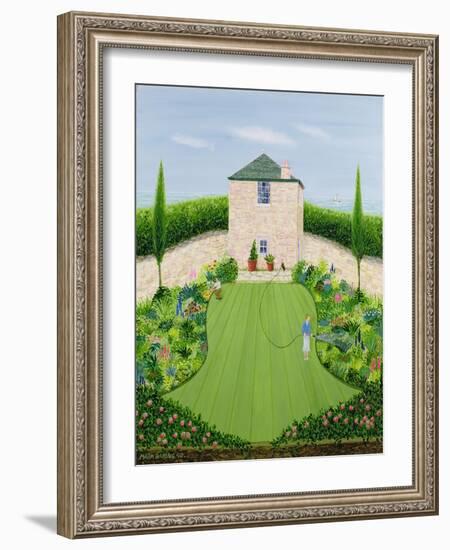 Garden by the Sea-Mark Baring-Framed Giclee Print