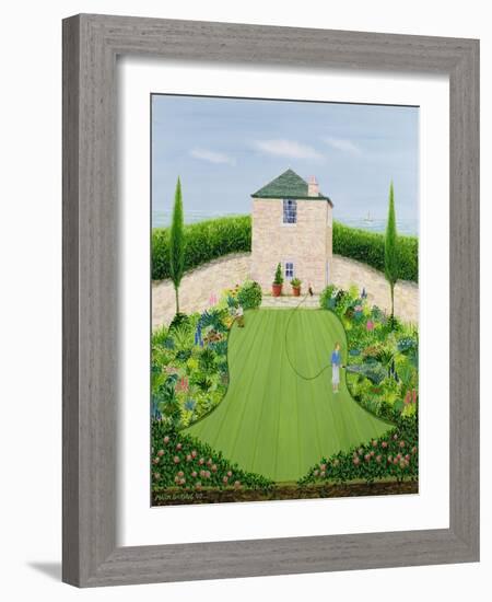 Garden by the Sea-Mark Baring-Framed Giclee Print