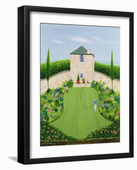 Garden by the Sea-Mark Baring-Framed Giclee Print