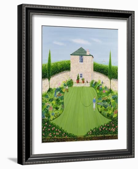 Garden by the Sea-Mark Baring-Framed Giclee Print