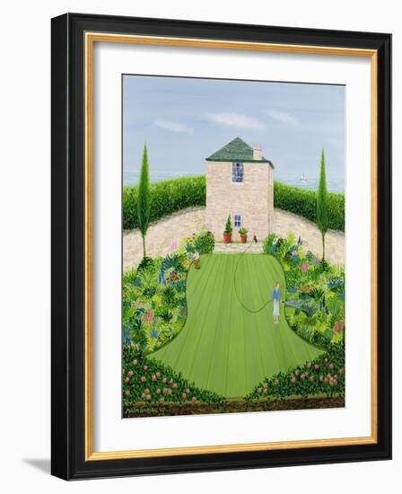 Garden by the Sea-Mark Baring-Framed Giclee Print