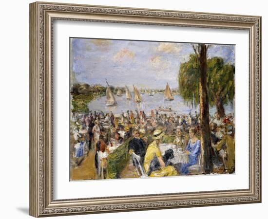 Garden Cafe by the Wannsee-Max Liebermann-Framed Giclee Print