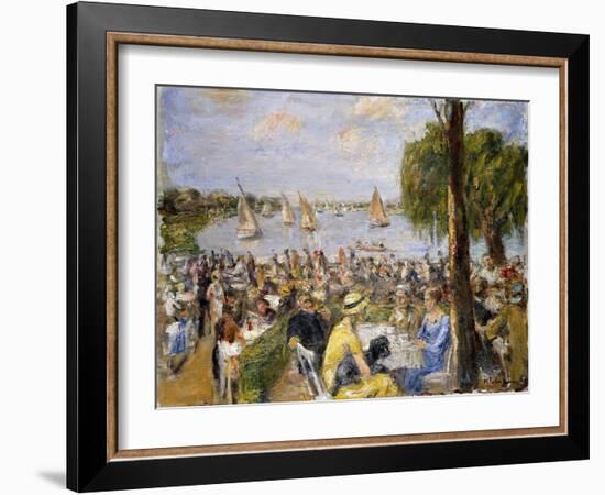 Garden Cafe by the Wannsee-Max Liebermann-Framed Giclee Print