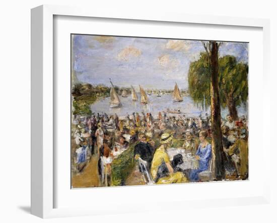 Garden Cafe by the Wannsee-Max Liebermann-Framed Giclee Print