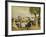 Garden Cafe on the Elbe; Gartencafe an Der Elbe, C.1922-null-Framed Giclee Print