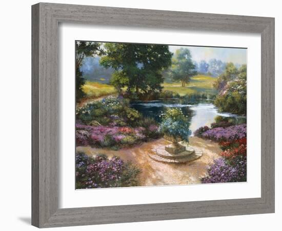 Garden Centerpiece-Nenad Mirkovich-Framed Art Print