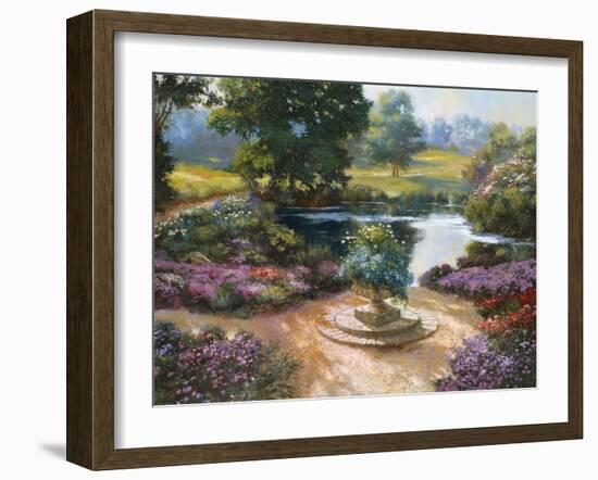 Garden Centerpiece-Nenad Mirkovich-Framed Art Print