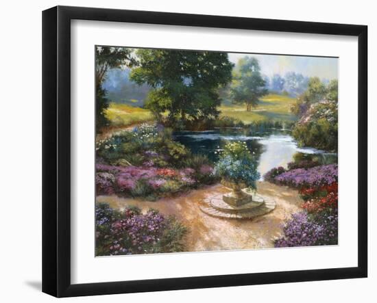 Garden Centerpiece-Nenad Mirkovich-Framed Art Print