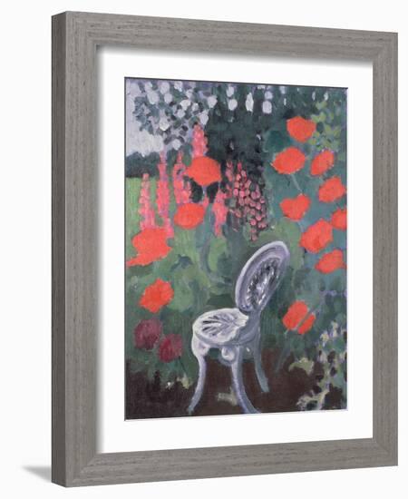 Garden Chair-Lillian Delevoryas-Framed Giclee Print