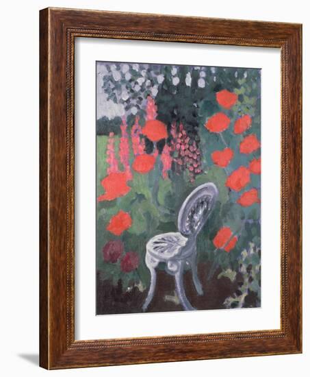 Garden Chair-Lillian Delevoryas-Framed Giclee Print