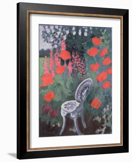 Garden Chair-Lillian Delevoryas-Framed Giclee Print