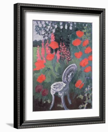 Garden Chair-Lillian Delevoryas-Framed Giclee Print