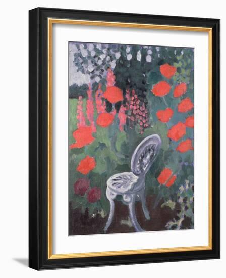 Garden Chair-Lillian Delevoryas-Framed Giclee Print