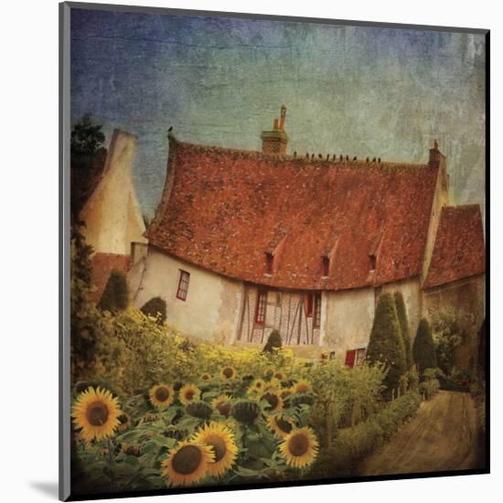 Garden Cottage at Château de Chenonceau, France-Dawne Polis-Mounted Art Print