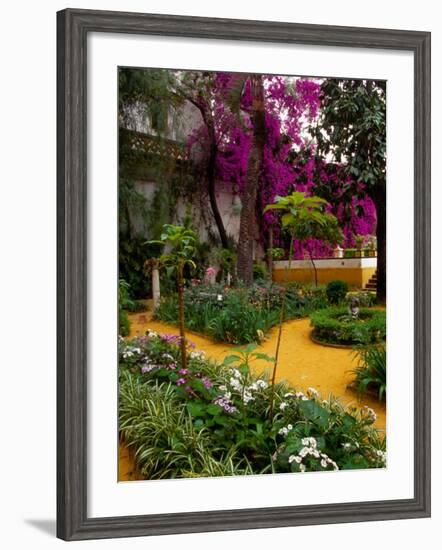 Garden Courtyard, Marrakech, Morocco-Merrill Images-Framed Photographic Print