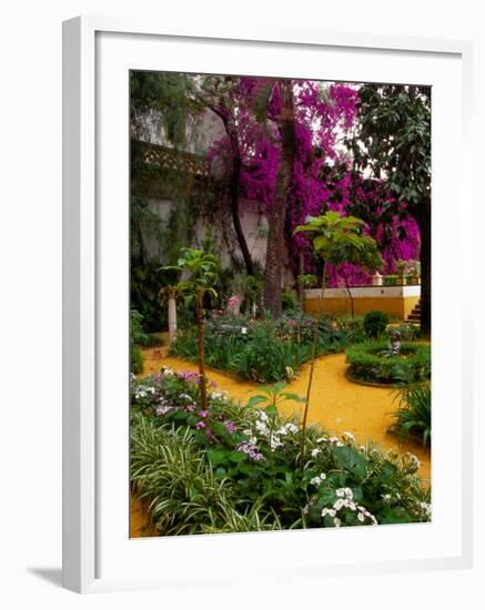 Garden Courtyard, Marrakech, Morocco-Merrill Images-Framed Photographic Print