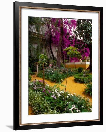 Garden Courtyard, Marrakech, Morocco-Merrill Images-Framed Photographic Print