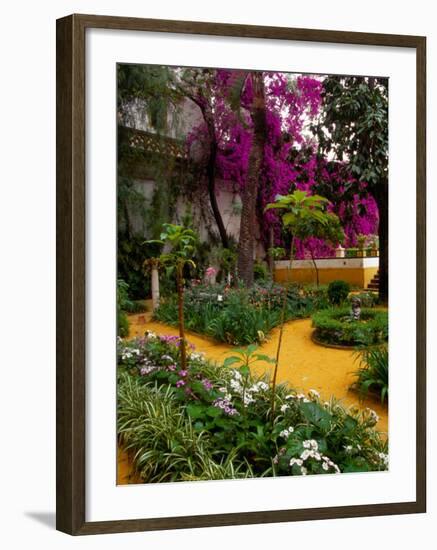 Garden Courtyard, Marrakech, Morocco-Merrill Images-Framed Photographic Print