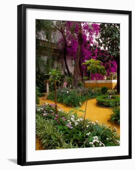 Garden Courtyard, Marrakech, Morocco-Merrill Images-Framed Photographic Print