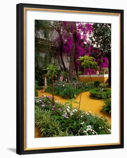 Garden Courtyard, Marrakech, Morocco-Merrill Images-Framed Photographic Print