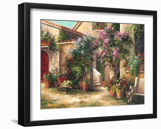 Garden Courtyard-Art Fronckowiak-Framed Art Print