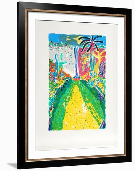 Garden De Chine-Olga Sheirr-Framed Serigraph