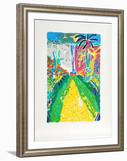 Garden De Chine-Olga Sheirr-Framed Serigraph