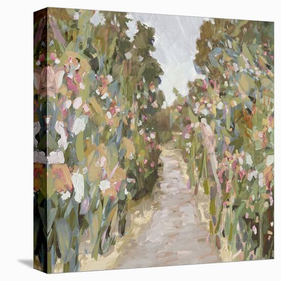 Garden Delight - Path-Tania Bello-Framed Stretched Canvas