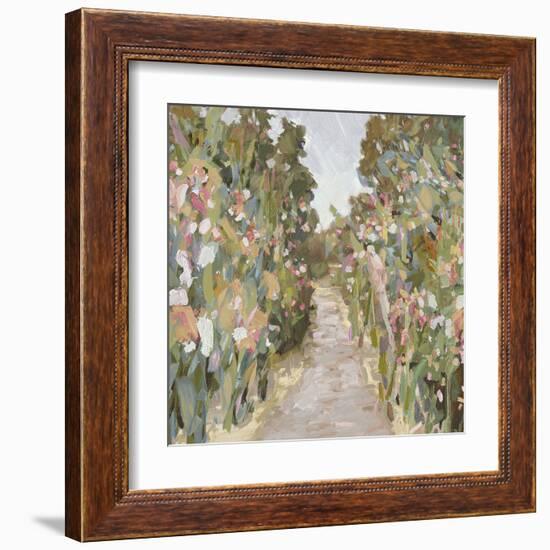 Garden Delight - Path-Tania Bello-Framed Art Print