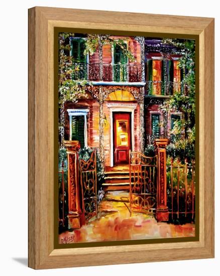 Garden District Gate-Diane Millsap-Framed Stretched Canvas