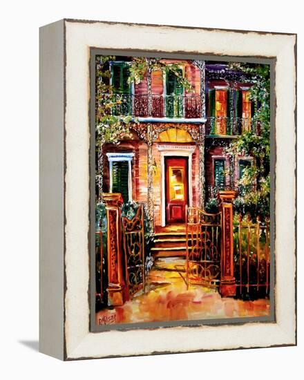 Garden District Gate-Diane Millsap-Framed Stretched Canvas