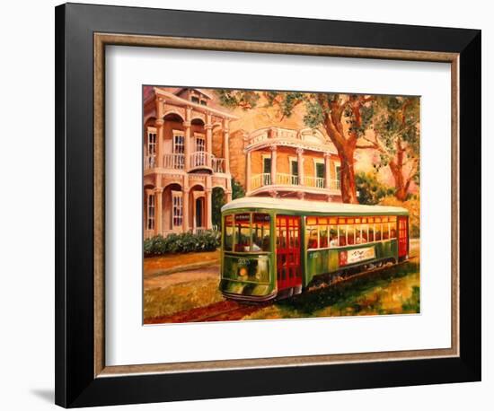 Garden District Streetcar-Diane Millsap-Framed Art Print