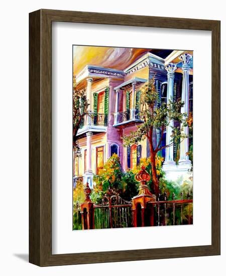 Garden District Sunset-Diane Millsap-Framed Art Print