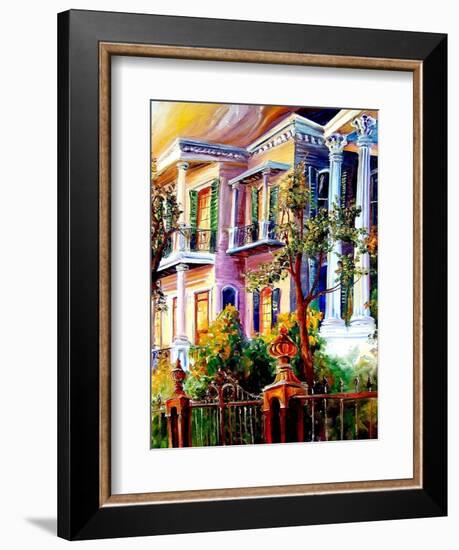 Garden District Sunset-Diane Millsap-Framed Art Print