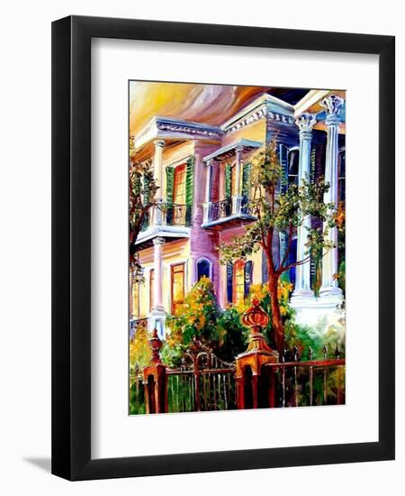 Garden District Sunset-Diane Millsap-Framed Art Print