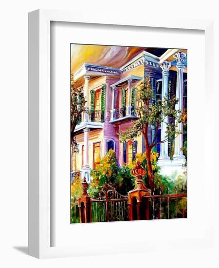 Garden District Sunset-Diane Millsap-Framed Art Print