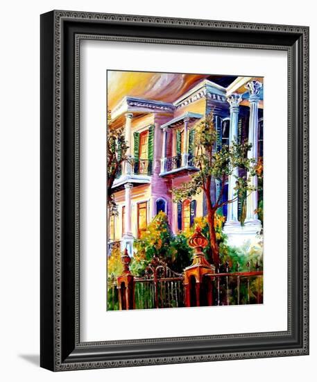 Garden District Sunset-Diane Millsap-Framed Art Print