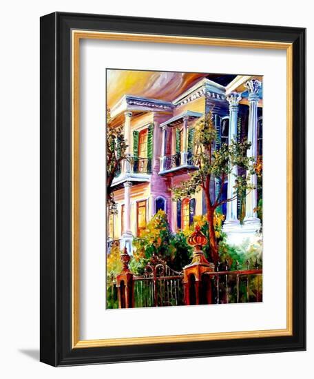 Garden District Sunset-Diane Millsap-Framed Art Print