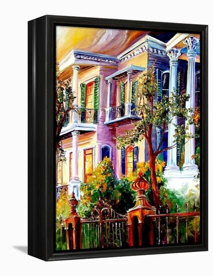 Garden District Sunset-Diane Millsap-Framed Stretched Canvas