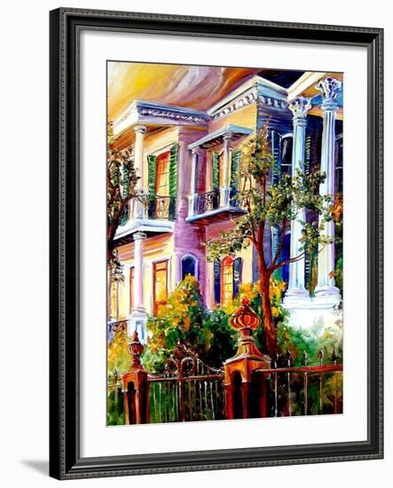 Garden District Sunset-Diane Millsap-Framed Art Print